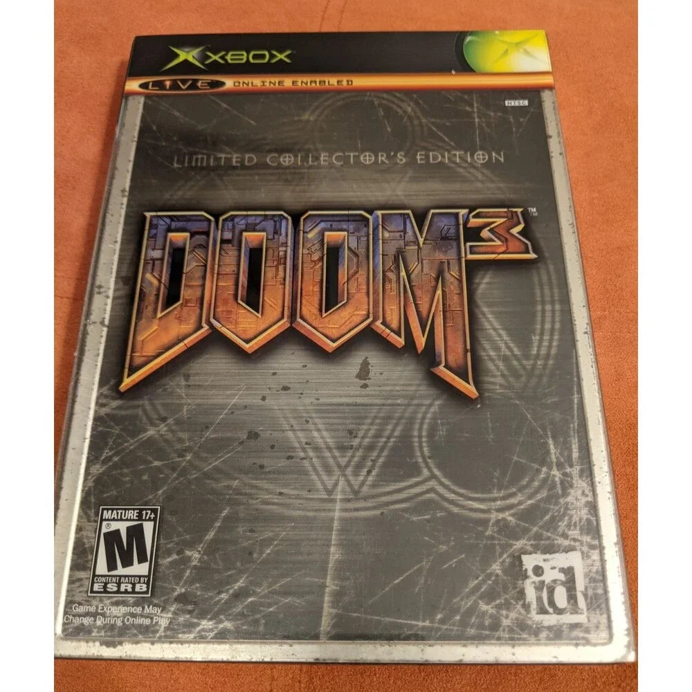 Doom 3: Limited Collector's Edition Steel Book, Xbox, Complete‎